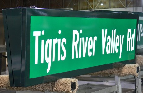 Thin LED Street Name Signs
